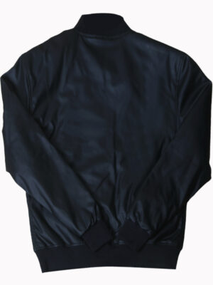 Bomber Jacket Black Leather