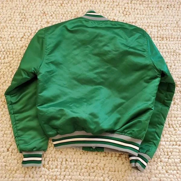 80’s Philadelphia Eagles Bomber Green Satin Jacket