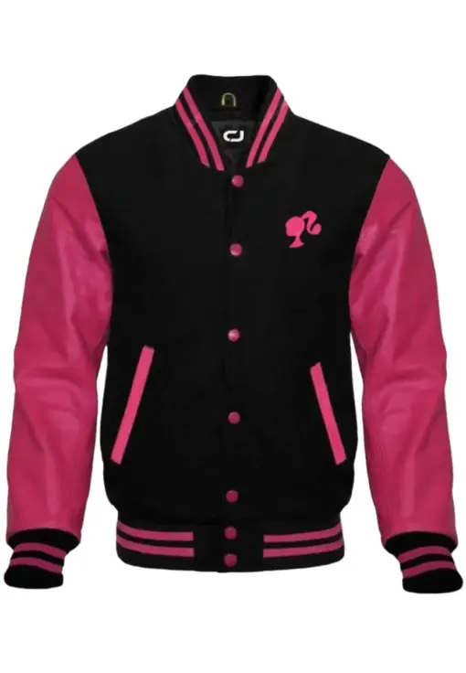 Barbie Pink Varsity Jacket