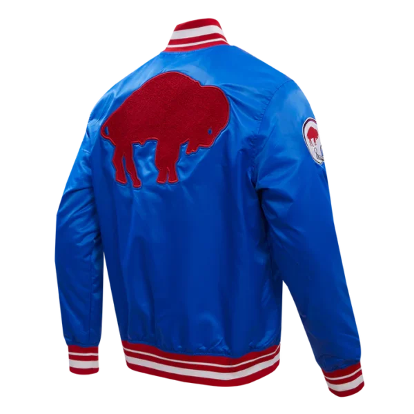 Buffalo Bills Retro Classic Rib Jacket