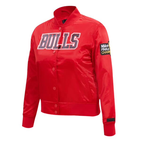 Chicago Bulls Classic Satin Varsity Jacket 2023