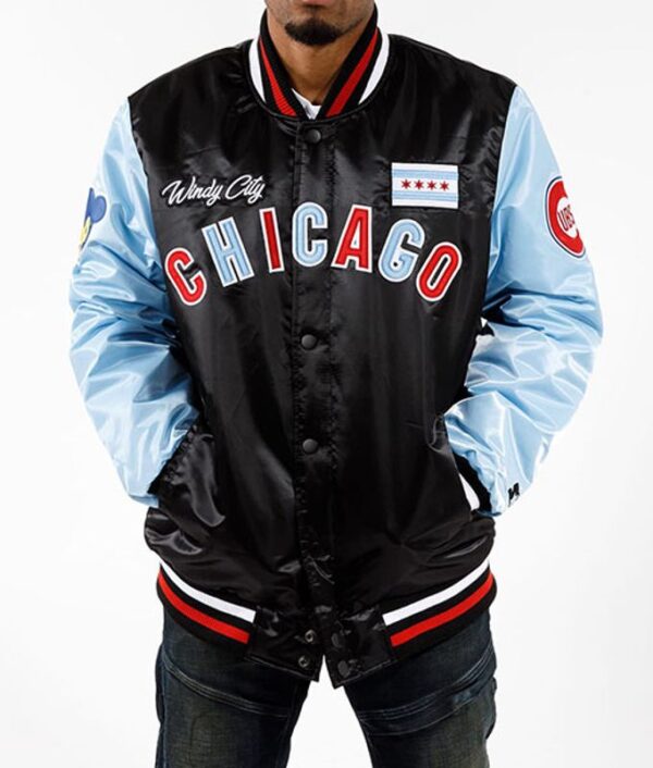 Chicago Cubs Satin Varsity Jacket