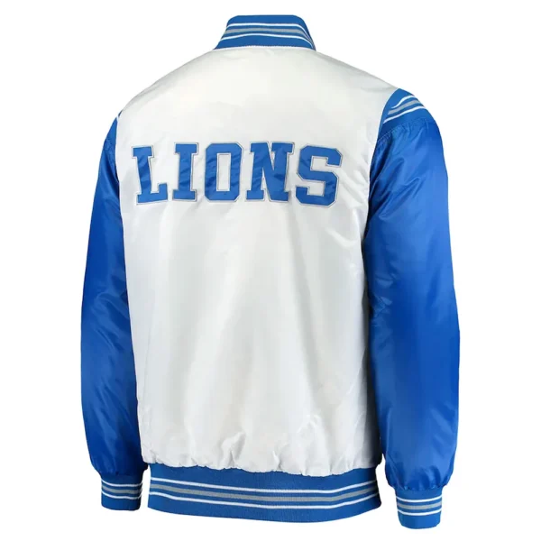 Detroit Lions Historic Logo Renegade Satin Jacket 2023
