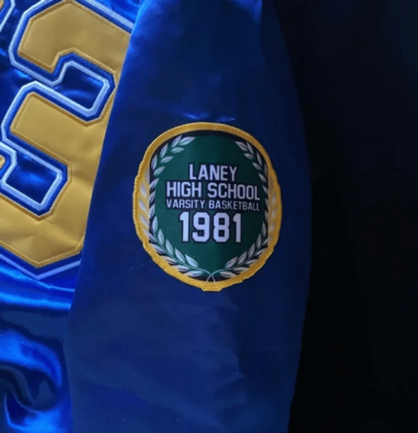 Michael Jordan Laney High School Satin Jacket