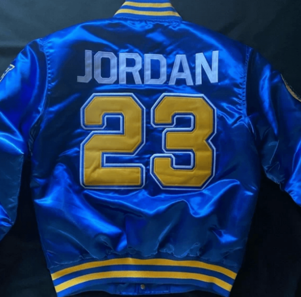 Michael Jordan Laney High School Satin Varsity Jacket 2023