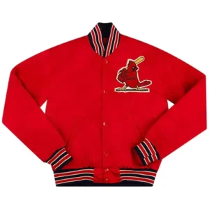 St. Louis Cardinals 1990’s Red Satin Jacket