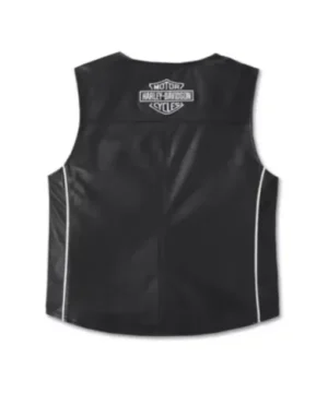 Harley Davidson Biker Leather Vest 2923