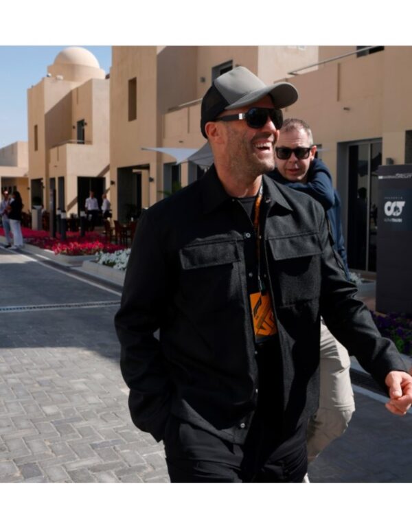 Jason Statham F1 Abu Dhabi Grand Prix 2023 jacket