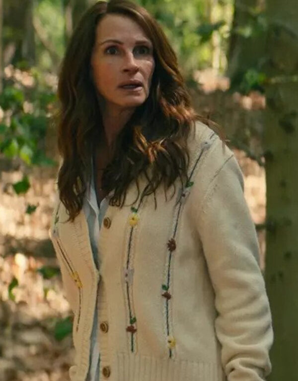 Leave The World Behind 2023 Julia Roberts Floral Cardigan