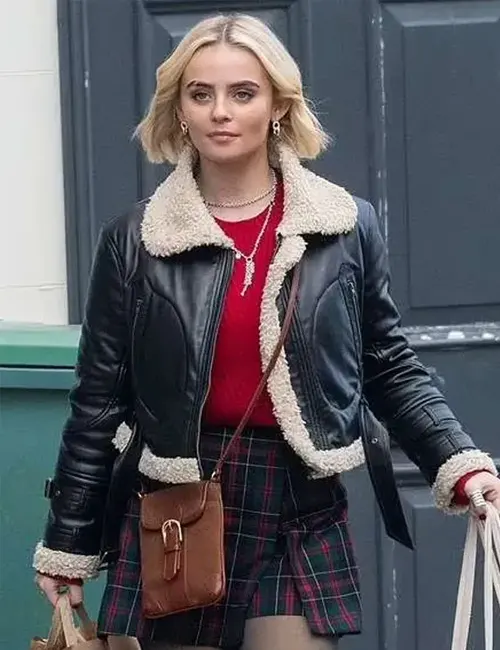 Ruby Sunday Doctor Who S14 Black Shearling Jacket
