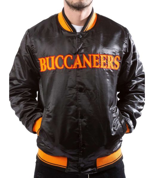 Tampa Bay Buccaneers Black Bomber Jacket