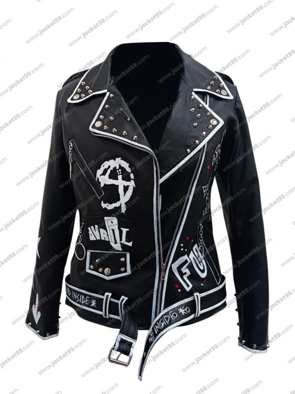 Avril Lavigne’s Bite Me Pop-punk Leather Jacket