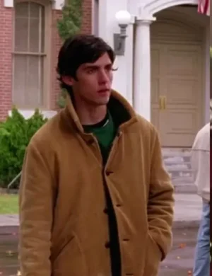 Gilmore Girls Milo Ventimiglia Brown Suede Jacket