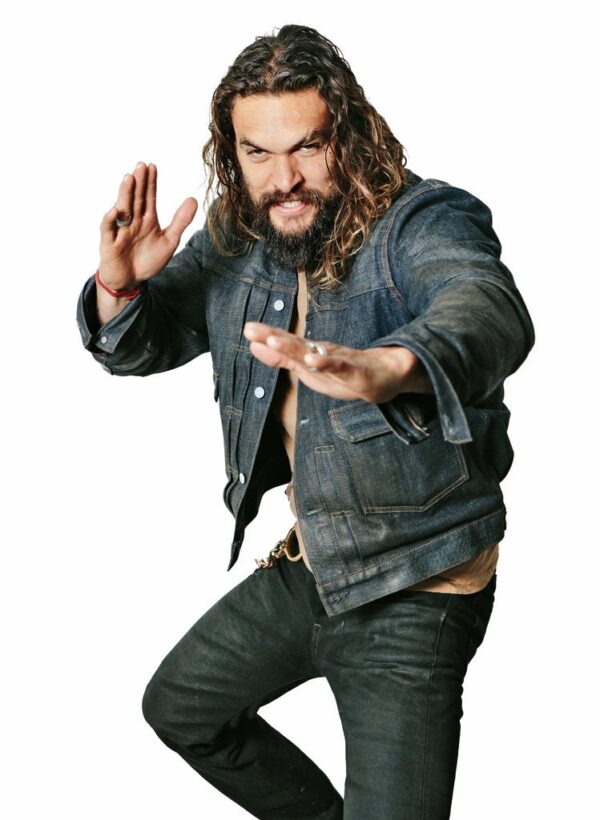 Jason Momoa On The Roam Denim Jacket