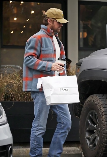 Ryan Gosling Gray Wool Jacket