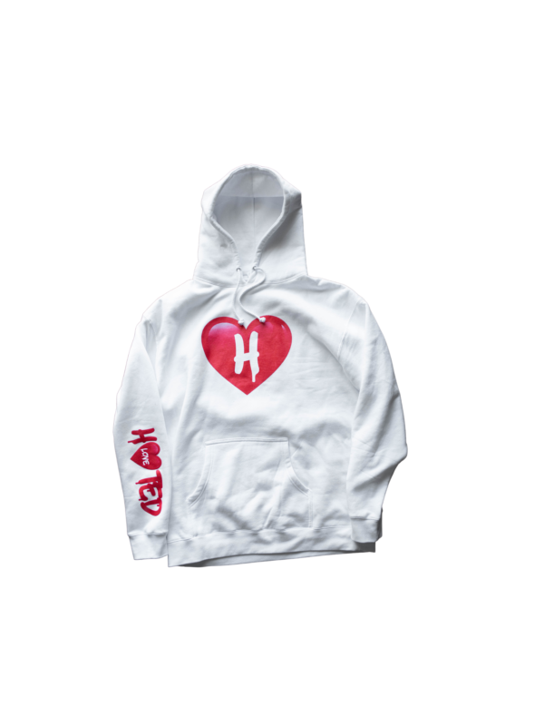 White Valentines Hoodie