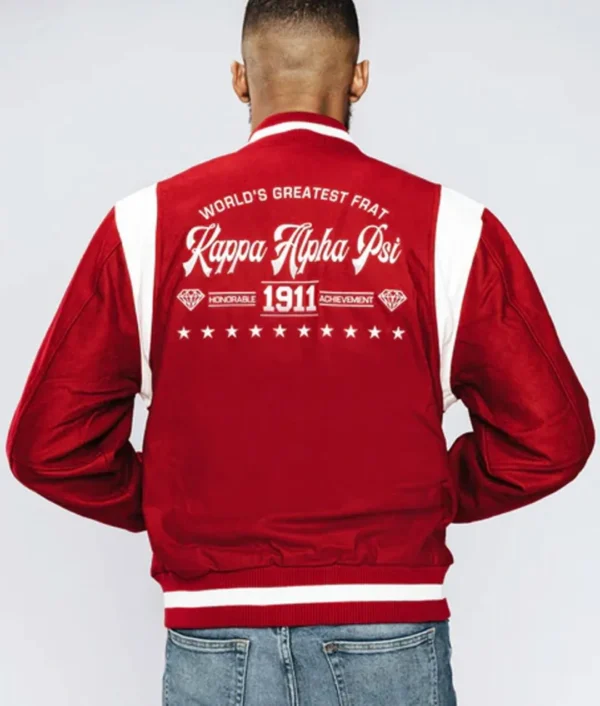 Kappa Alpha Psi World’s Greatest Frat Varsity Wool Jacket 2024