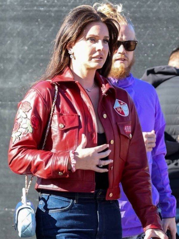 Lana Del Rey 49ers jacket