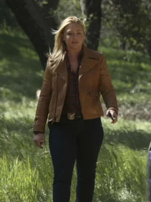 May Dawson NCIS S14 Brown Leather Jacket