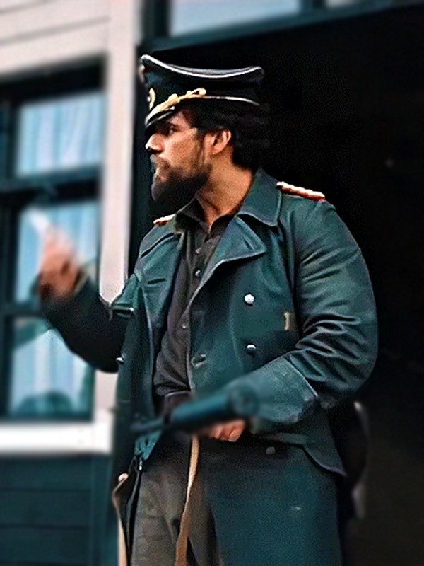 The Ministry of Ungentlemanly Warfare 2024 Henry Cavill Leather Coat