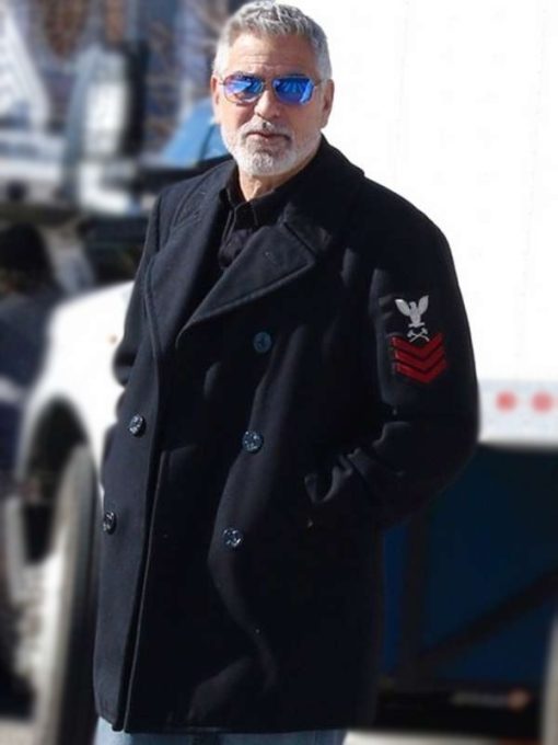 Wolves 2024 George Clooney Trench Coat