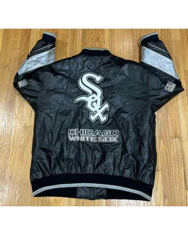 World Series Champions White Sox Leather Jacket 2024