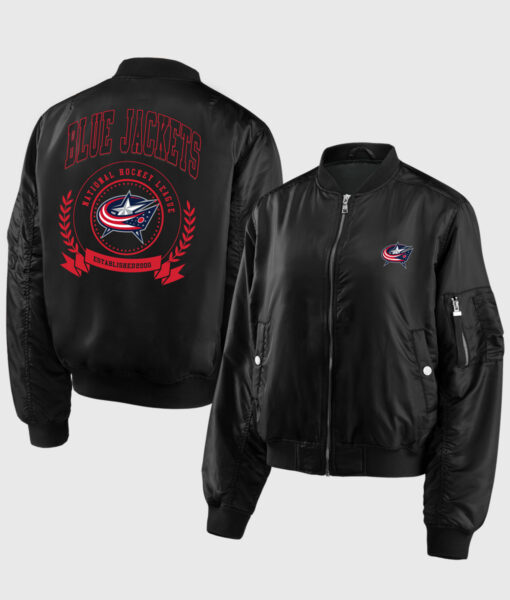 Columbus Black Bomber Varsity Jacket 2024