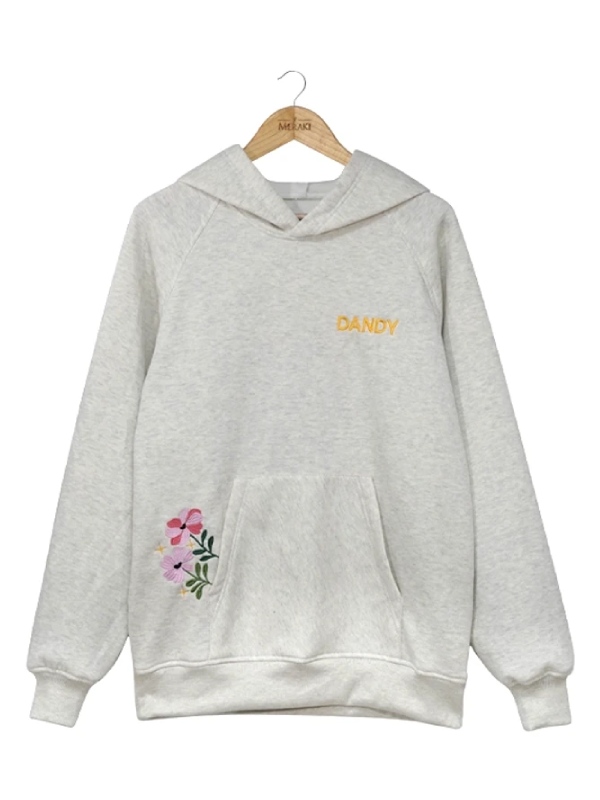 Gift Giving Oversized Lux Hoodie in Heather Gray
