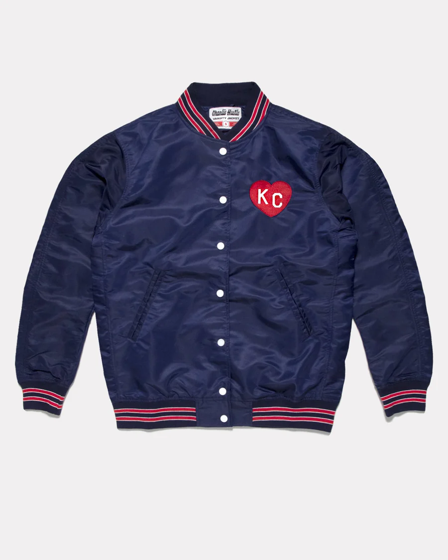 KC Heart Varsity Jacket