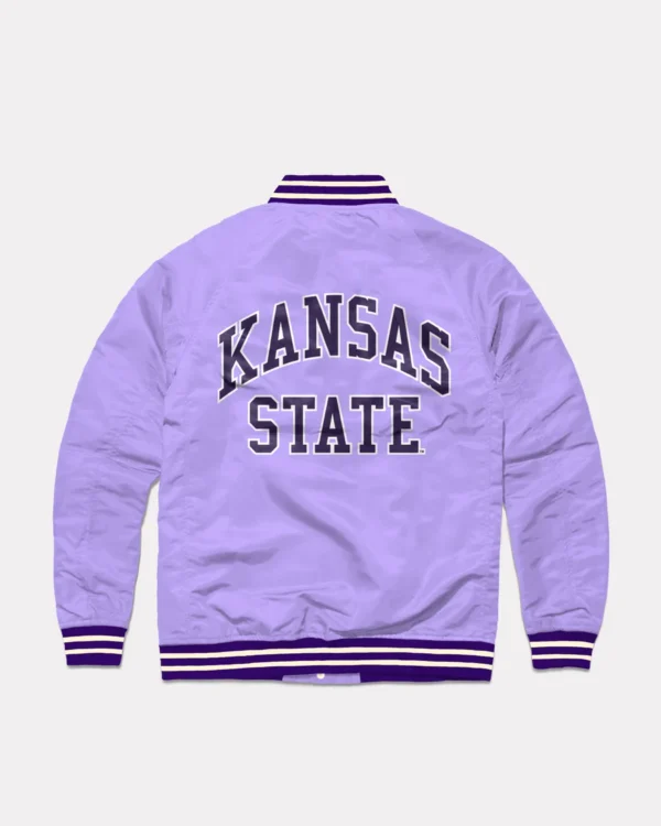 Kansas State Lavender Varsity Jacket 2024