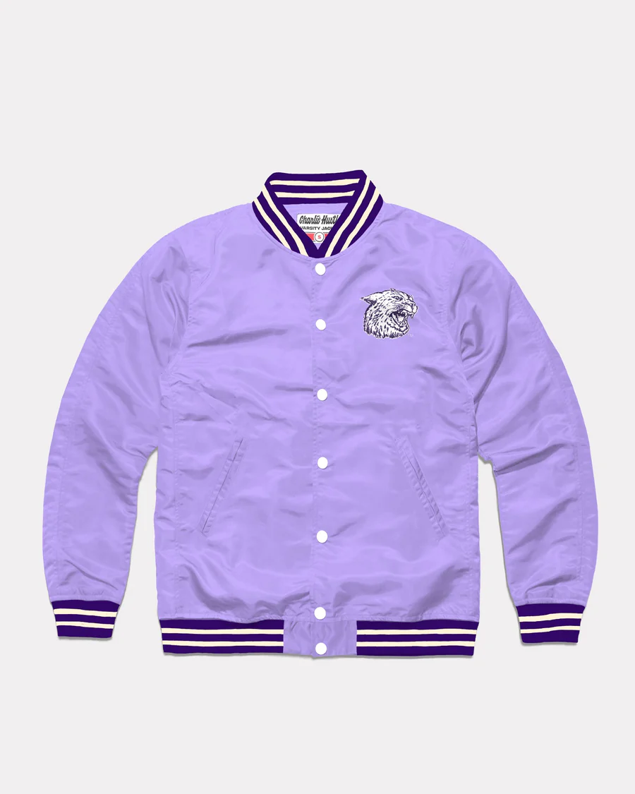 Kansas State Lavender Varsity Jacket
