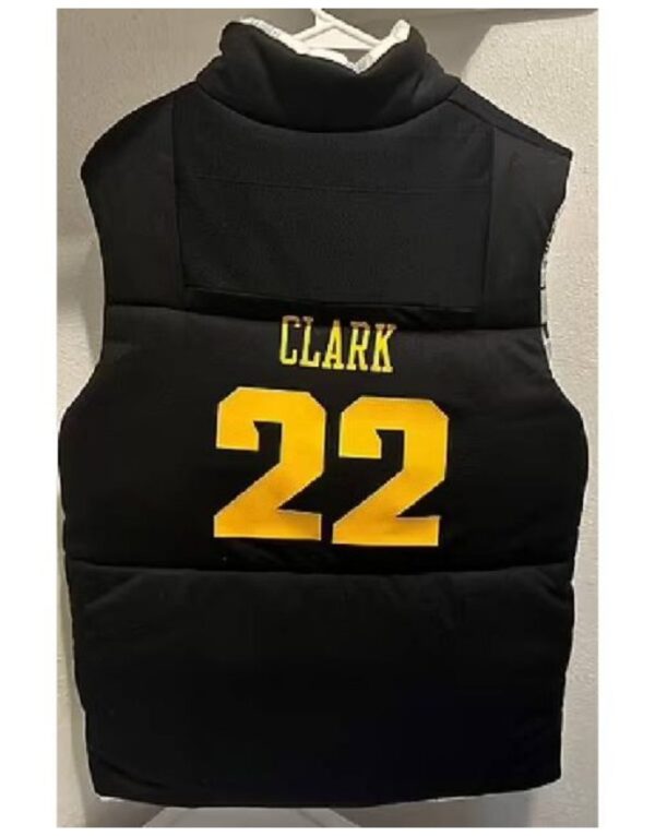 Kristin Juszczyk Caitlin Clark Puffer Vest 2024