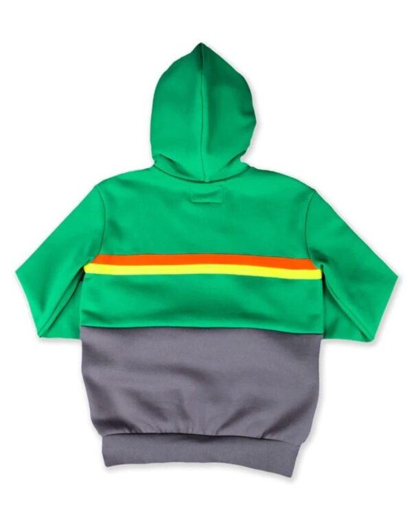 Super Mall Green And Grey Hoodie 2024