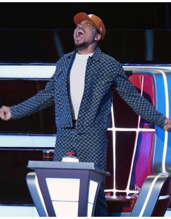 The Voice S25 Chance The Rapper Printed Denim Jacket 2024