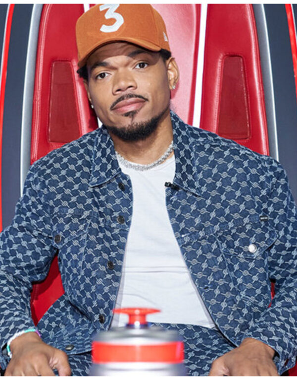 The Voice S25 Chance The Rapper Printed Denim Jacket