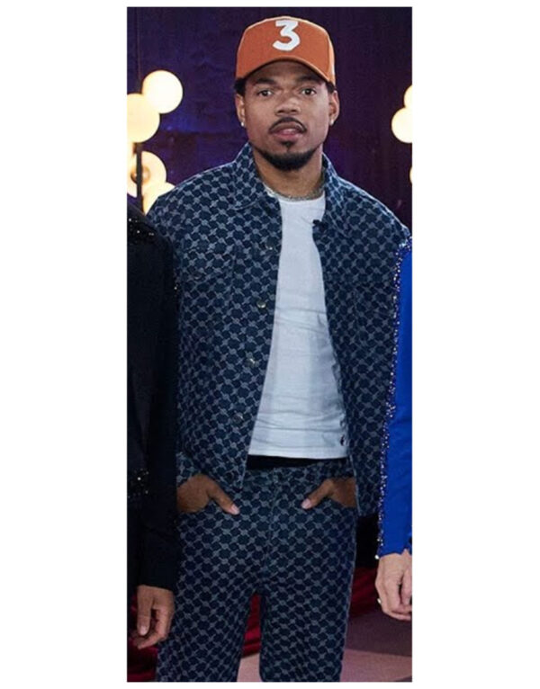 The Voice S25 Chance The Rapper Printed Jacket