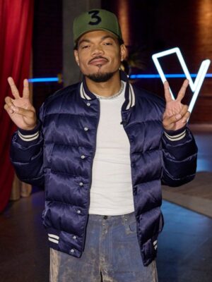 The Voice S25 Chance the Rapper Blue Jacket