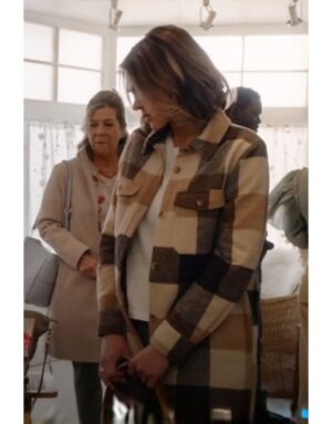 Amanda-Film-An-Easter-Bloom-2024-Aimee-Teegarden-Flannel-Plaid-Coat-1