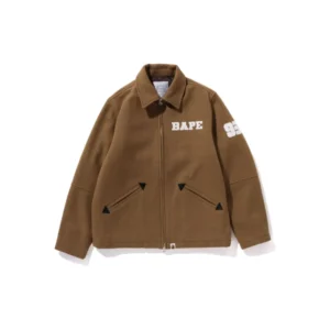 BAPE Melton Brown Jacket