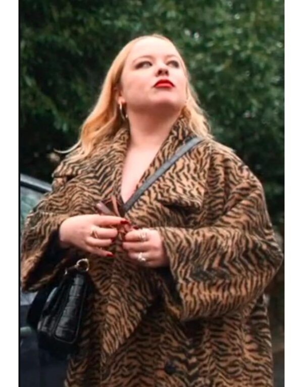 Big Mood 2024 Nicola Coughlan Tiger Stripe Coat