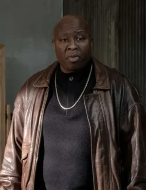 Detective Bryant BMF Brown Leather Jacket