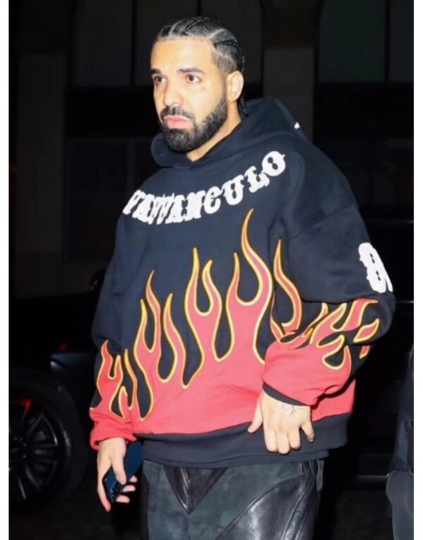 Drake Vaffanculo Flame 2024 Hoodie