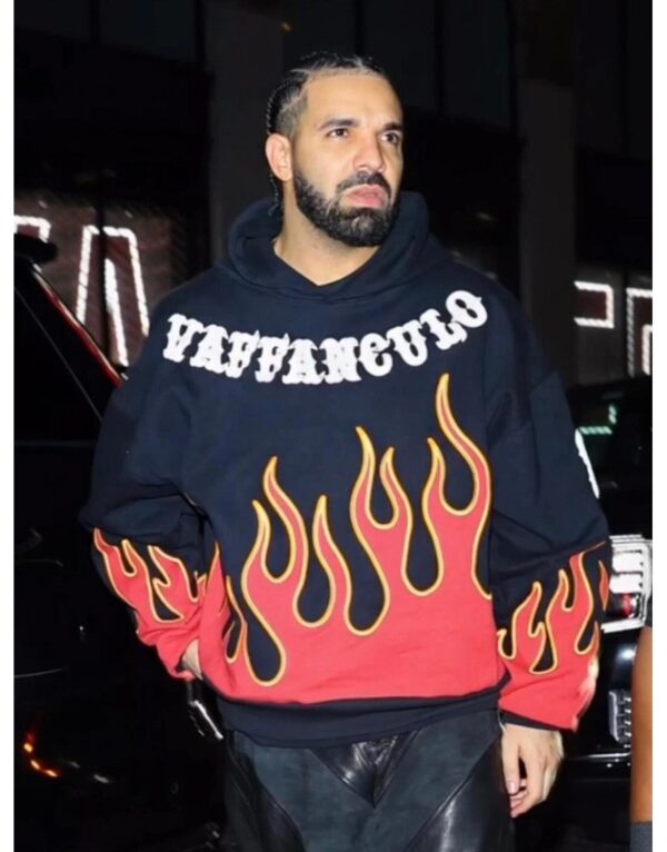 Drake Vaffanculo Flame Hoodie