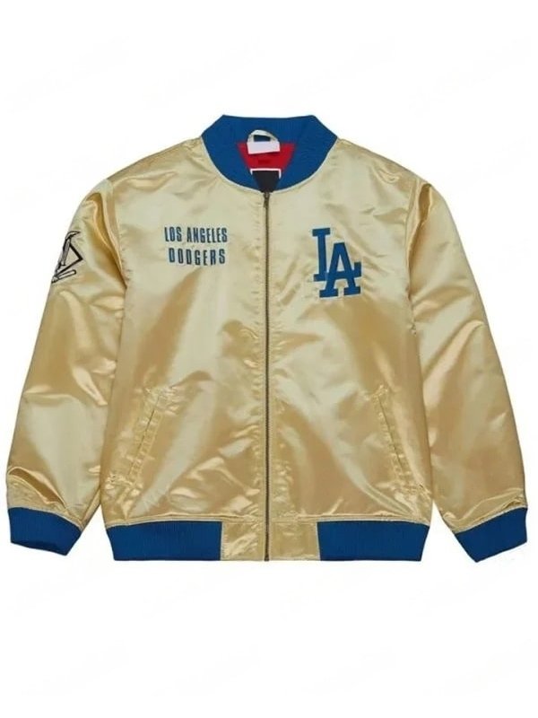 Gold Los Angeles Dodgers OG 2.0 Satin Jacket