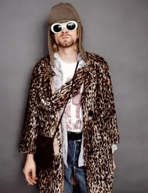 Kurt Cobain Leopard Coat