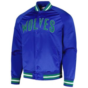 Minnesota Timberwolves Mitchell & Ness Blue Jacket 2024