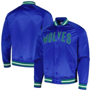 Minnesota Timberwolves Mitchell & Ness Blue Jacket