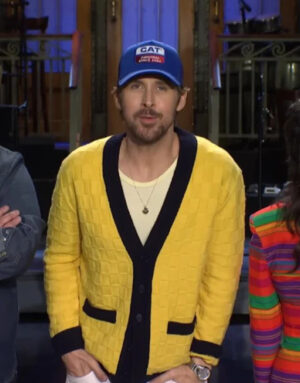 SNL Ryan Gosling Yellow Cardigan