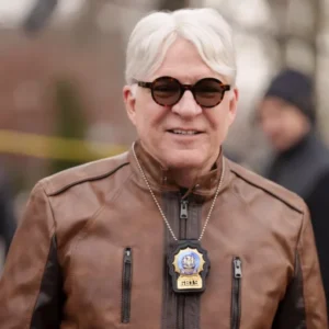 Steve Martin Only Murders In The Building S02 Brown Leather Jacket