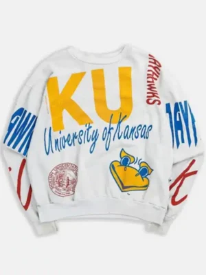 Taylor Swift KU White Sweatshirt 2024